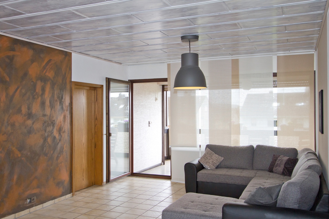 Zugang Küche-Loggia-Kaminanschluss