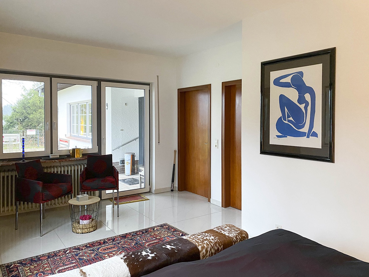 Schlafzimmer Blickrichtung Terrasse