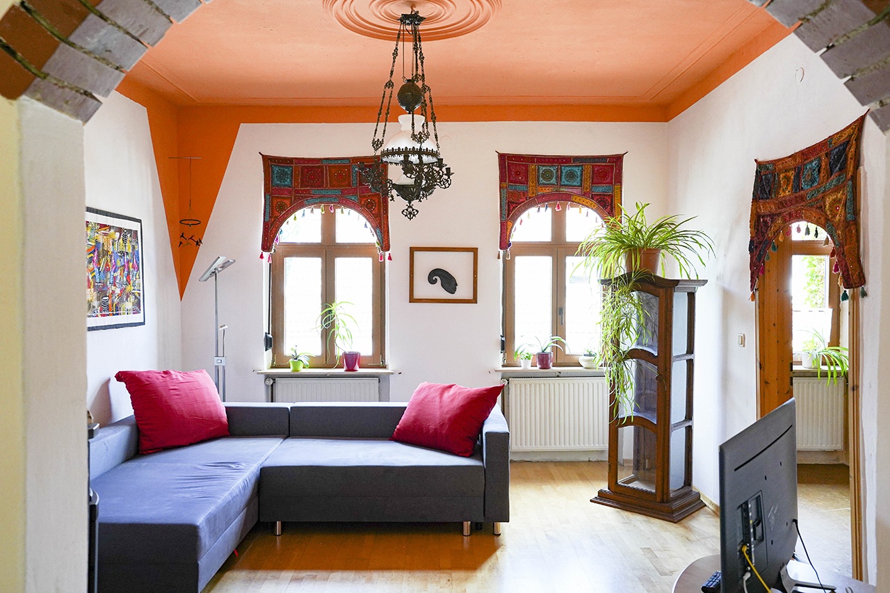 Wohnzimmer im Erdgeschoss