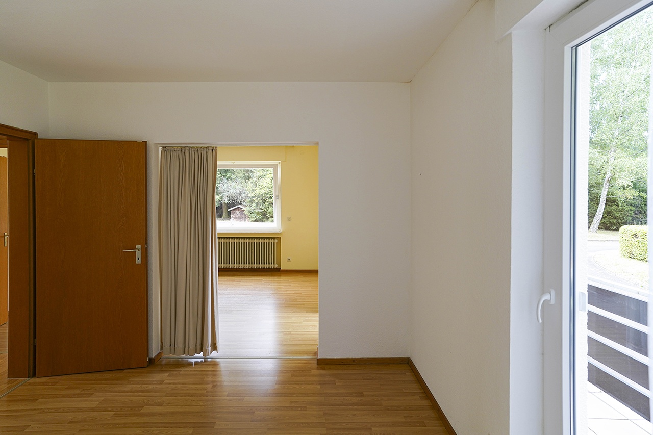 Kleiner Bungalow Blickrichtung Wohnzimmer