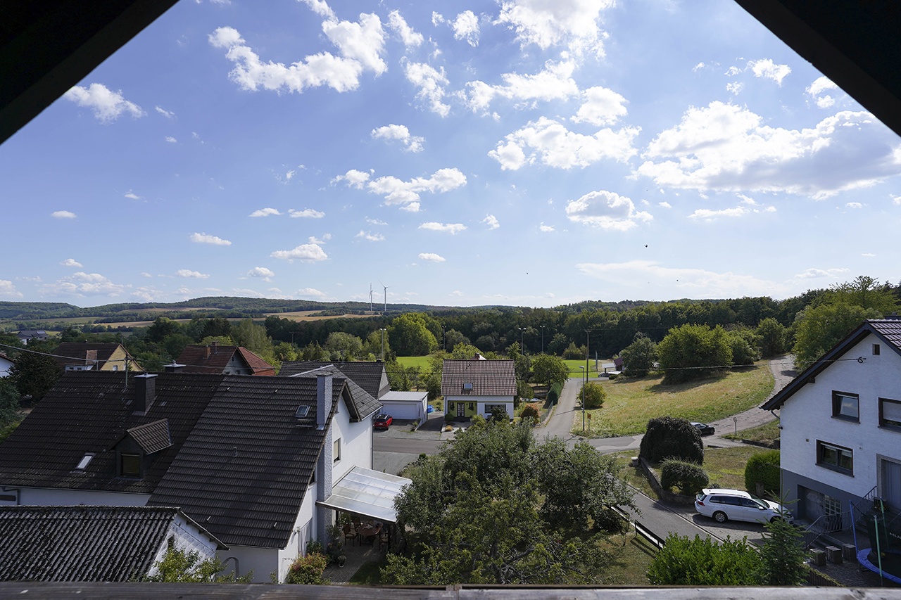 Weitsicht im Obergeschoss