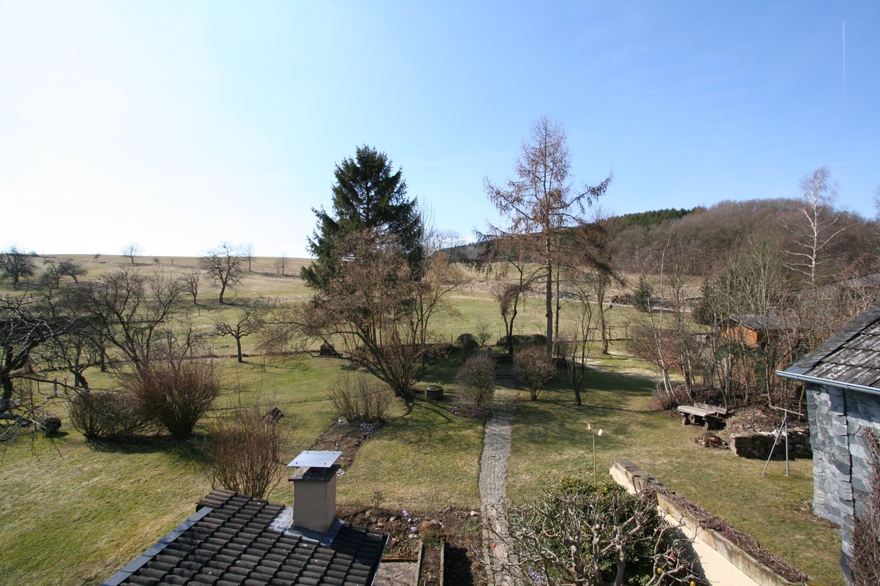 Rückseite- Blickrichtung Grundstück