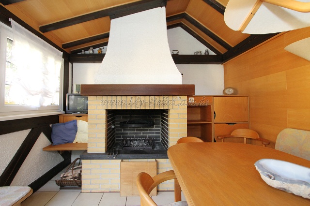 Spießbraten-Häuschen von innen